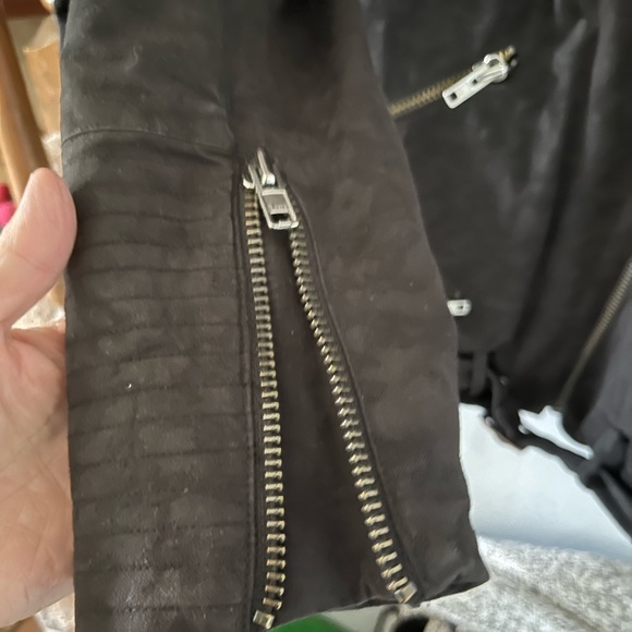 The Kooples Biker/Motorcycle Black Jacket - Picture 5 of 8